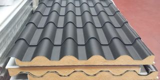 Paneles Sándwich Teja Gris