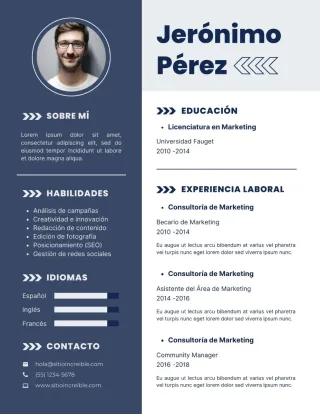 Currículum personalizado