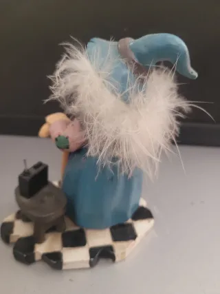 Figura Bruja Loteria Suerte amuleto