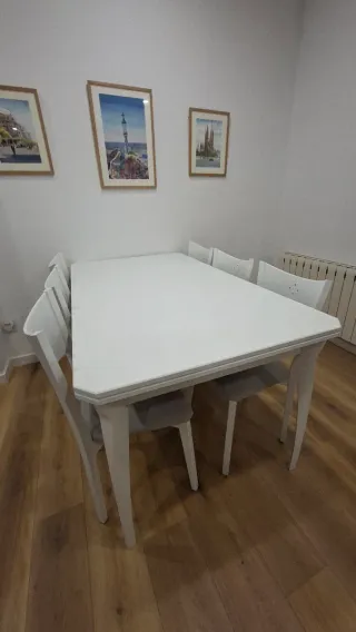Mesa de comedor y 6 sillas