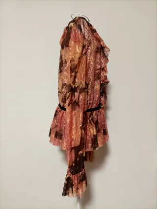 Camicia pizzo floreale donna