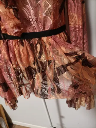 Camicia pizzo floreale donna