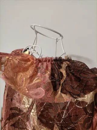 Camicia pizzo floreale donna