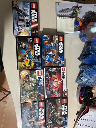 Lote 7 Battle Packs Lego Star Wars