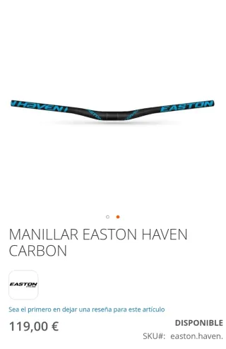 Manillar Carbono Easton Haven DH/Enduro/E-bike