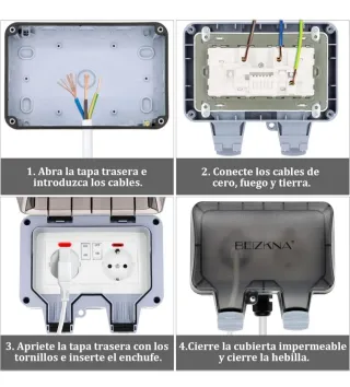 Enchufe Exterior IP66