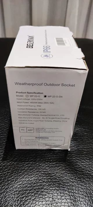 Enchufe Exterior IP66