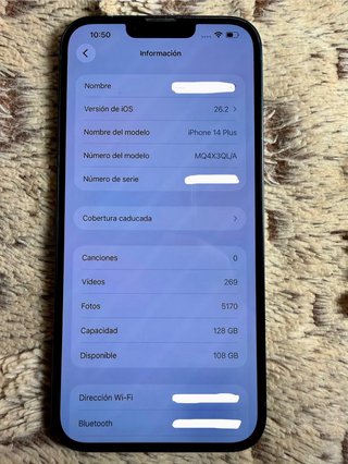 iPhone 14 Plus Azul Marino
