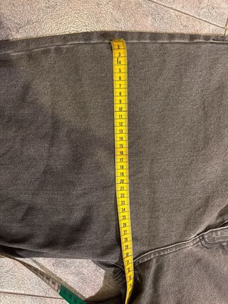 Pantalón vaquero gris talla W38 largo 100
