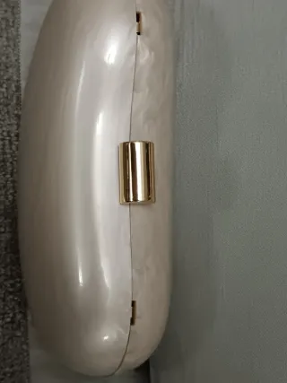 Bolso de fiesta perla y dorado