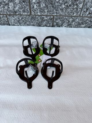 4 Appendibriglie da equitazione nere