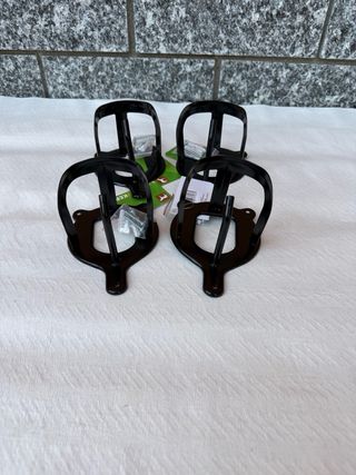 4 Appendibriglie da equitazione nere