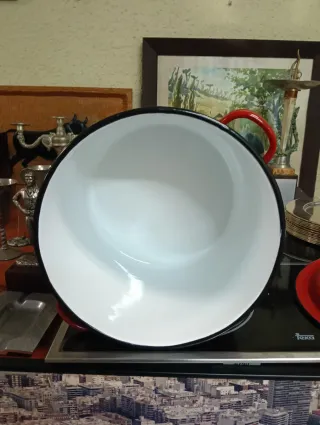 Olla grande roja 10 litros