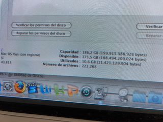 Disco Duro IDE 200GB con OS Tiger y OS9