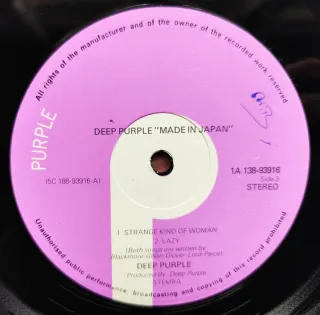 2 LP'S 1977 🇳🇱 DEEP PURPLE - MADE IN JAPAN