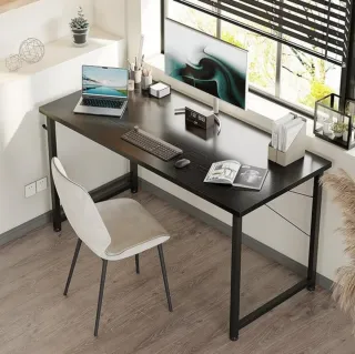 Escritorio negro 120x48 cm