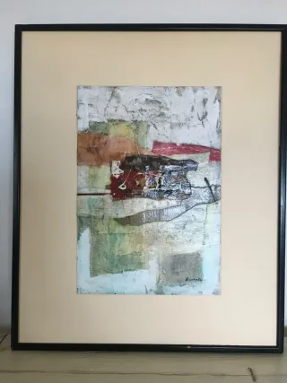 Cuadro abstracto multicolor