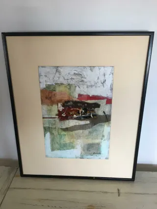 Cuadro abstracto multicolor