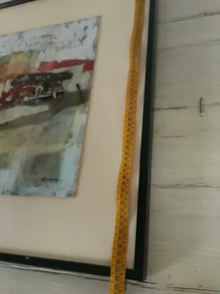 Cuadro abstracto multicolor