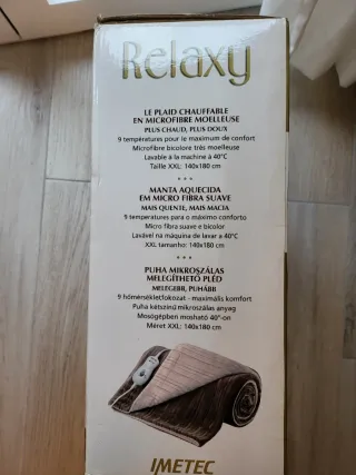 Manta Eléctrica Imetec Relaxy XXL