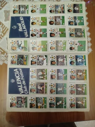 Liga 83-84 1ª División Libro Cromos