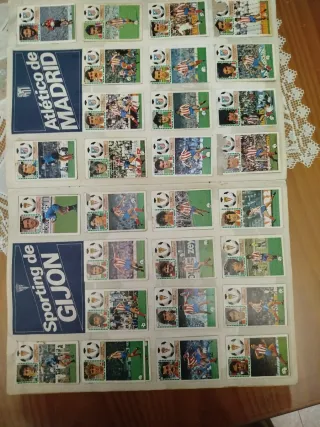 Liga 83-84 1ª División Libro Cromos
