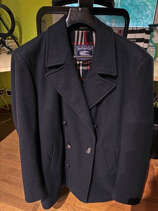 Chaquetón Burberrys Lana Negro Talla 50