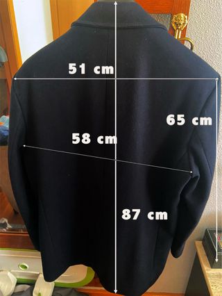 Chaquetón Burberrys Lana Negro Talla 50