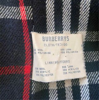 Chaquetón Burberrys Lana Negro Talla 50