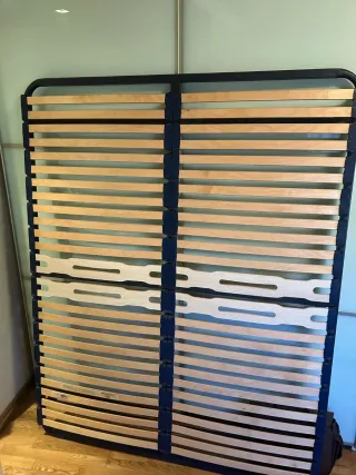 Cama Tatami Madera y Metal