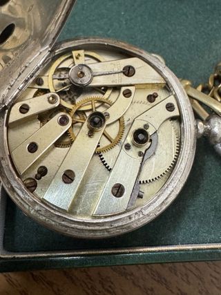 Reloj de bolsillo pintado a mano