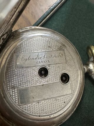 Reloj de bolsillo pintado a mano