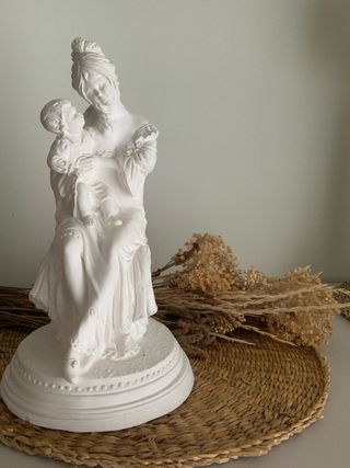 Figura Escayola Madre con Niño
