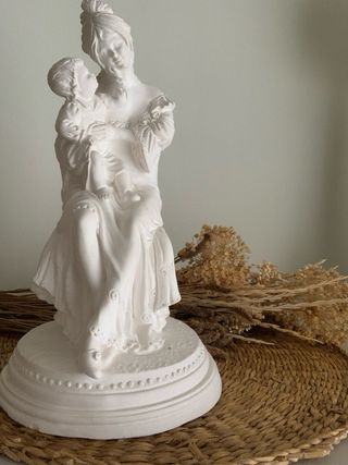 Figura Escayola Madre con Niño