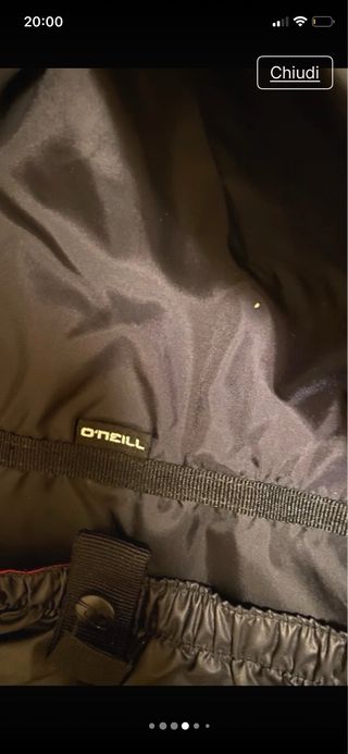 Giacca piumino O'Neill snowboard M colore nero