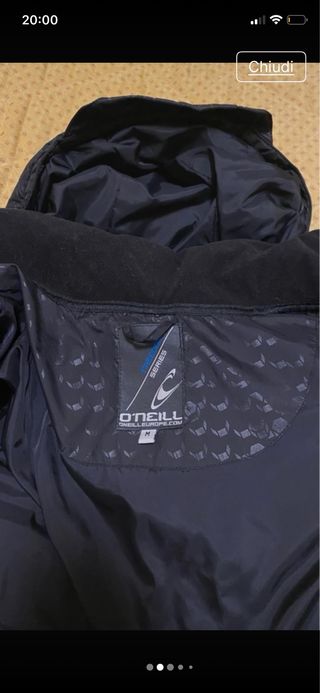 Giacca piumino O'Neill snowboard M colore nero