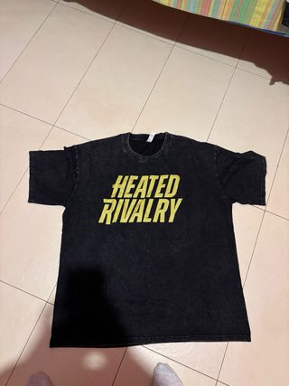 Camiseta Hockey Heated Rivalry Negra y Dorada