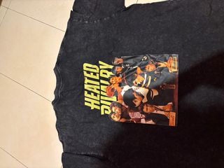 Camiseta Hockey Heated Rivalry Negra y Dorada