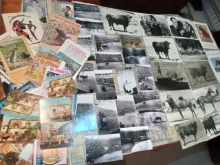 Lote taurino: carteles, postales y más
