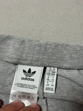 Adidas Originals Grey 3-Stripes Leggings | Y2K