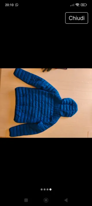 Piumino uomo Terranova blu taglia M