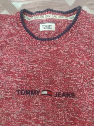 Jersey Tommy Jeans Rojo