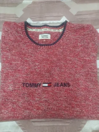 Jersey Tommy Jeans Rojo