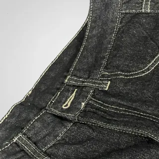 Pantalones Vaqueros Anchos Negros