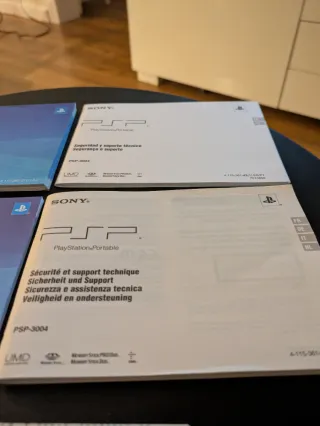 Libros instrucciones Sony PSP