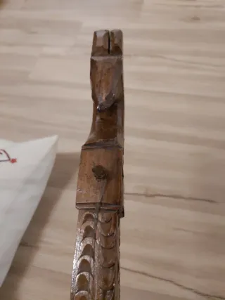 Gusla in legno scolpito cm 62