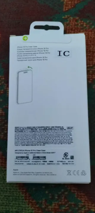 Funda original iPhone 16 Pro Transparente  Magsafe