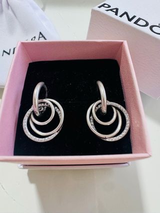 Pendientes Aro Círculo Familiar Siempre