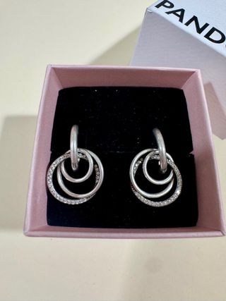 Pendientes Aro Círculo Familiar Siempre