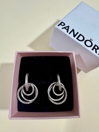 Pendientes Aro Círculo Familiar Siempre